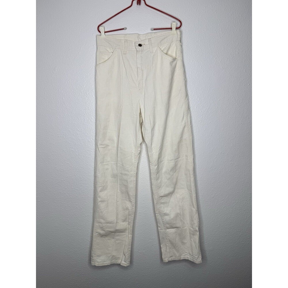 Vintage 70s Big Yank Carpenter Pants Mens 30x32.5 Canvas Painter Union USA Made